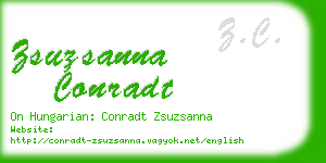 zsuzsanna conradt business card